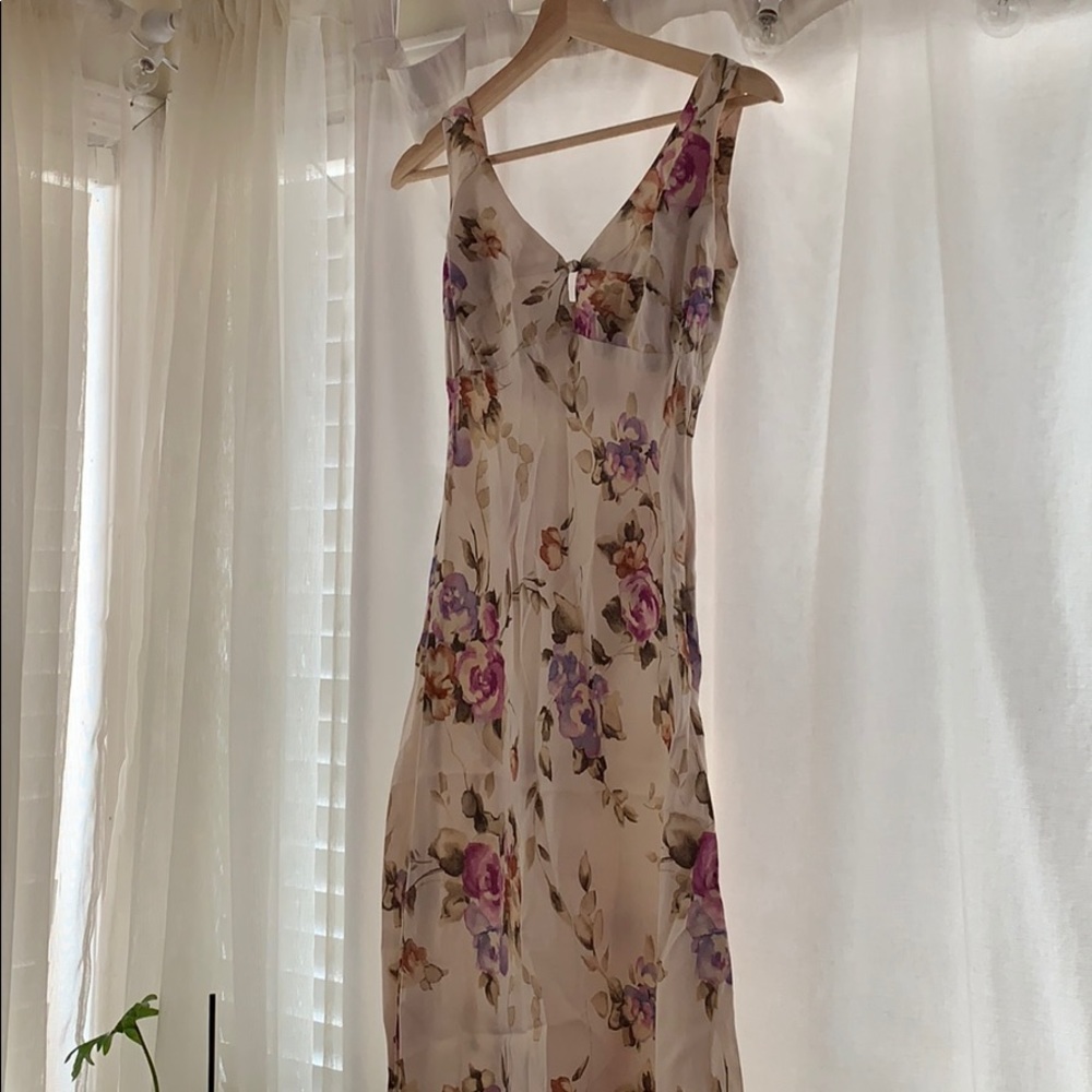 Vintage Floral Maxi Dress